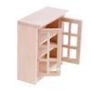 1/12 Scale Dollhouse Miniatures Wall Hanging Lockers Cabinet Model Accessories For Kids Creative Play
