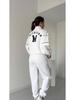 2024 Autumn Color Block Sporty Fashion Loose Set