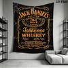 Jack Daniel'S Tennessee Whiskey Timeless Classic Tapestry Wallmounted Fashion Print Background Cloth Atmospheric Background Cloth Home Decor