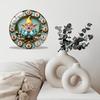 12 Inch Round Wall Clock with Distinctive Skeleton or Openwork Hands