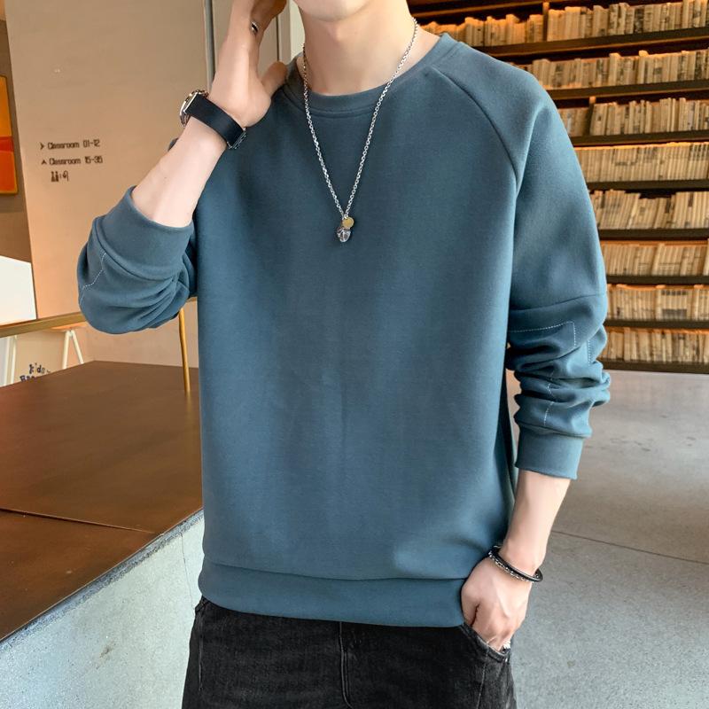 Warm Foundation In Autumn and Winter, Simple Wind Fleece Sweater, Young Men's Matching Top