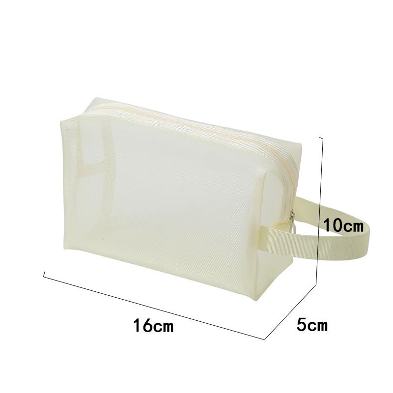 

Сетчатая косметичка большой вместимости, косметичка для хранения макияжа, 1 шт., черная, многослойная, дорожная косметичка, дорожные сумки для хранения туалетных принадлежностей и косметики