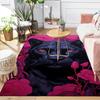 1pc Black Panther Design Indoor Area Rug - Soft, Anti-Slip, and Durable Gaming Room Decor for Bedroom