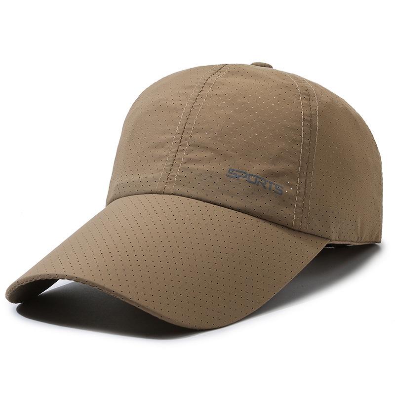 Fashion Thin Quick-Drying Sun Cap Unisex Running Cap Breathable Cap Peaked Cap Extended Brim Baseball Cap