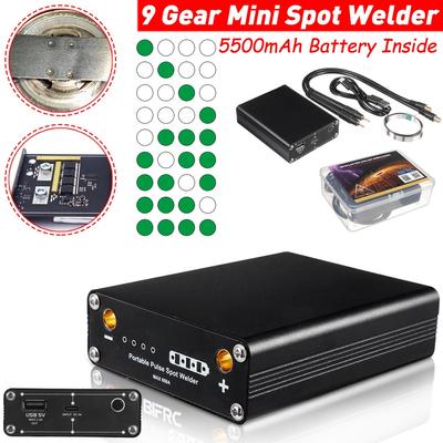 5500mAh Mini Portable Spot Welding Machine DH20 9 Gears Adjustable DIY Spot Welder With Quick Release Pen Welding Tool For 18650 Battery