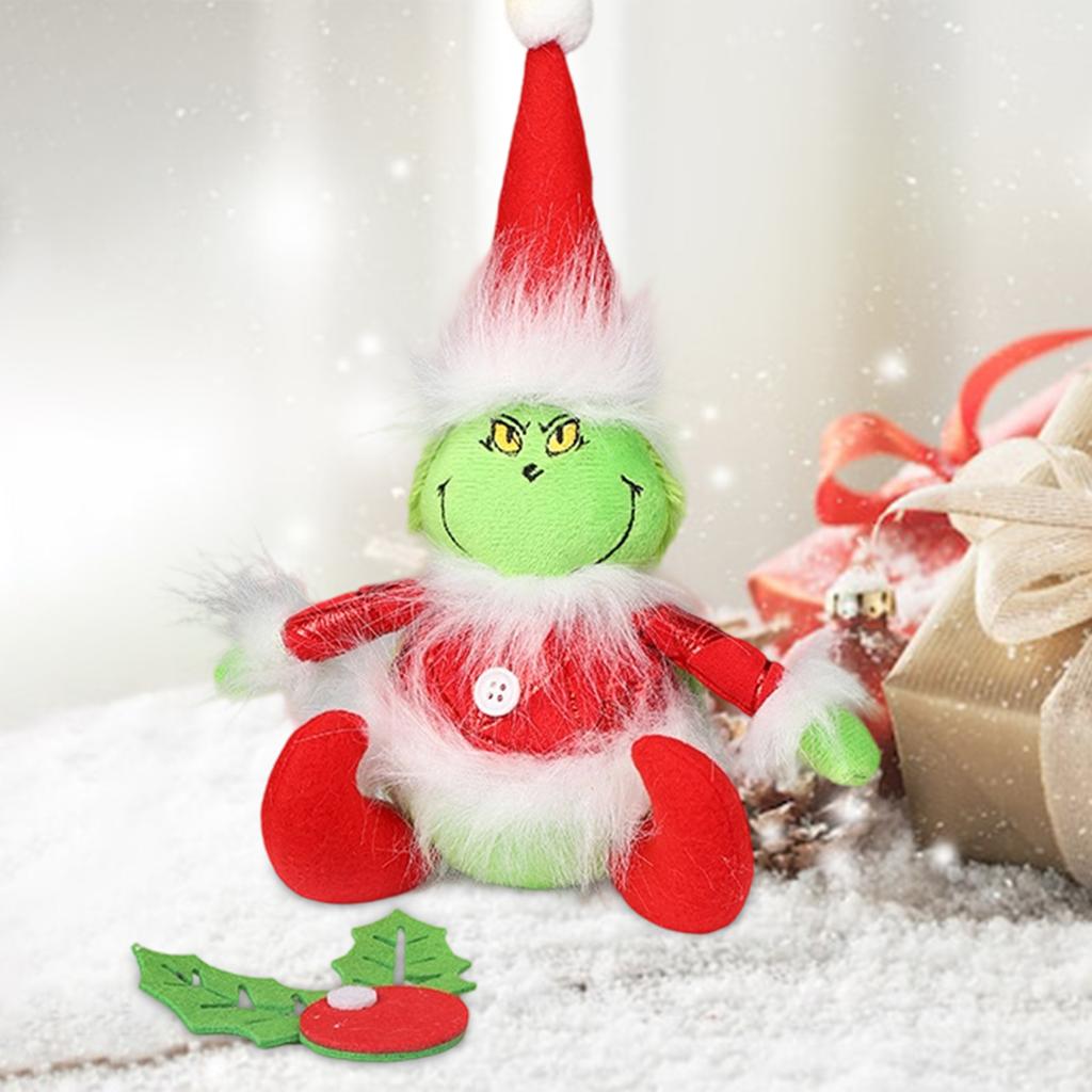 Plush Toy Green  Foam Doll Children's Cartoon Doll Christmas Cute Dolls