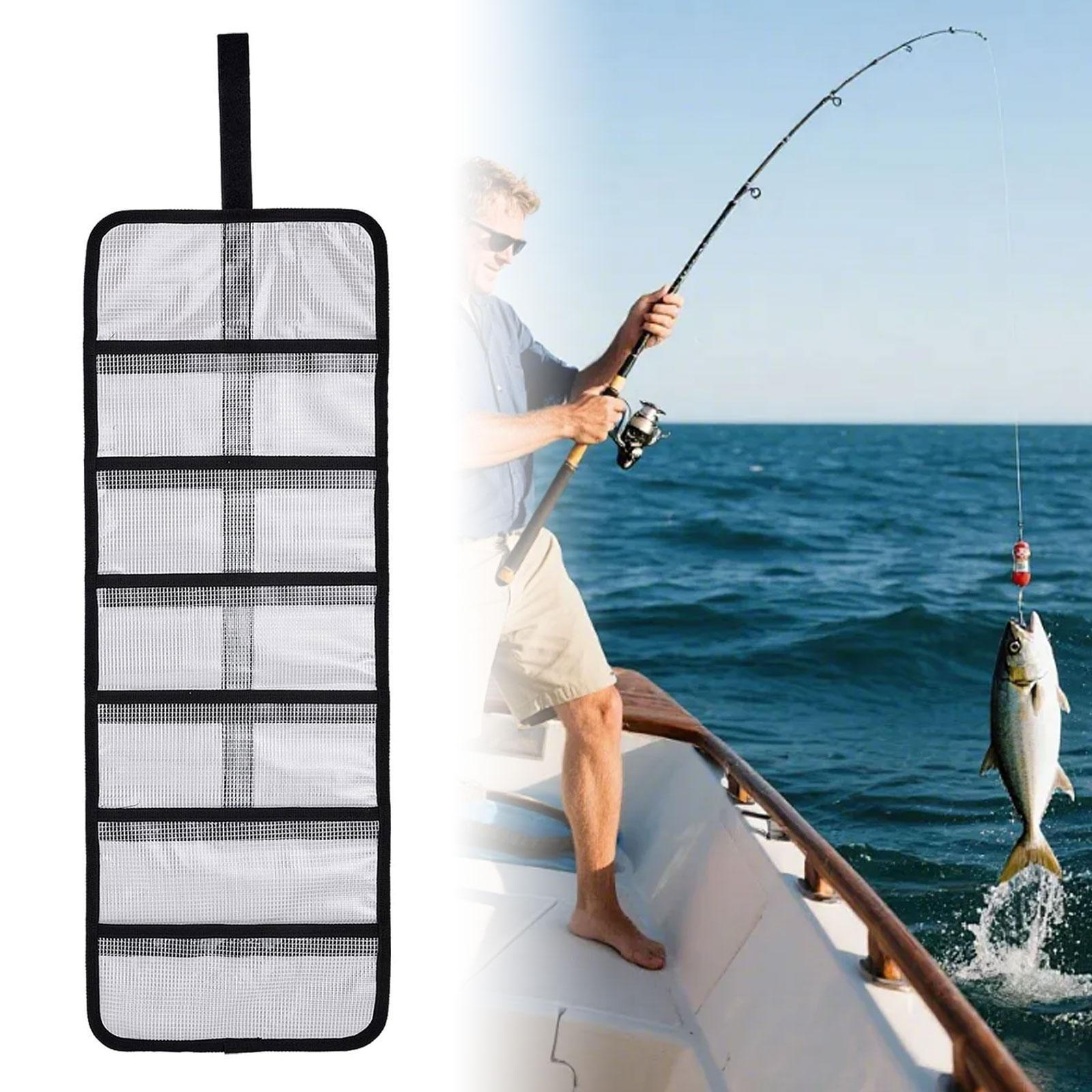 

Bag Foldable Portable Tackle Storage PVC Cover Trolling Lure Box for Saltwater чорний