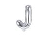 Balon Foliowy Litera "J" Srebrny 35 Cm