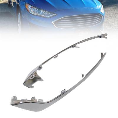 LH & RH For 2019-2020 Ford Fusion Chrome Front Bumper Fog Light Lamp Strip Trim