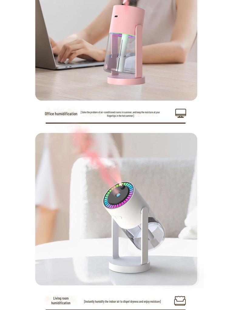 Starry Sky USB Rotating Humidifier & Atmosphere Light for Car & Home - 2024 Model