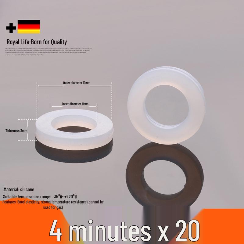 1-Inch Silicone Rubber Washer for Water Pipes and Meters