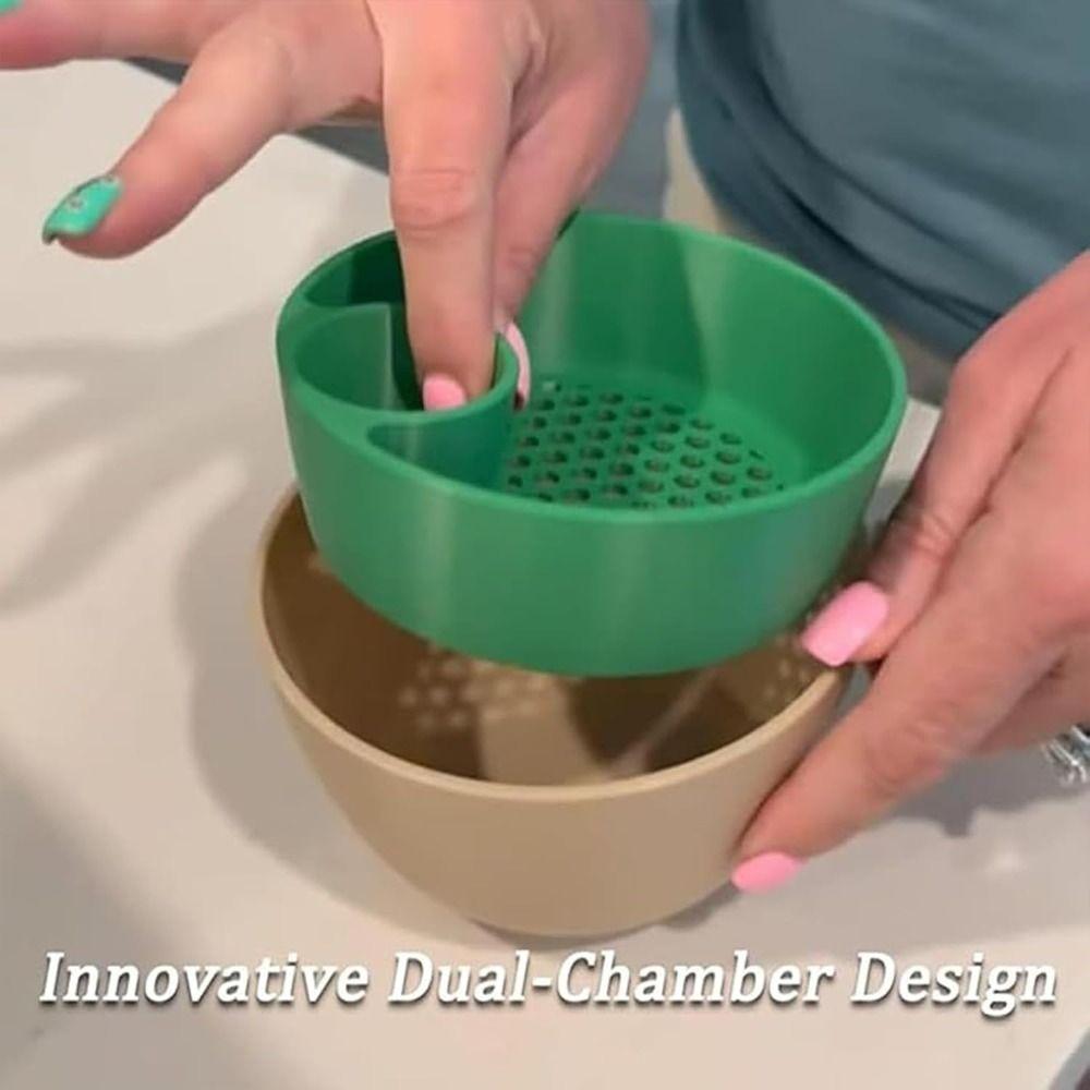 Easy To Clean Pistachio Bowl Set Reused 2-in-1 Snack Organizer Shell Storage Holder  Kitchen Tool