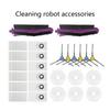 Vacuum Cleaner Robot Spare Part Dust Bag Side Brushes Replacement Filter Main Brush Mop Pad ABS Texture for V12 Sweeper