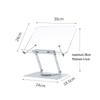 Acrylic Rotating Reading Stand: Multifunctional Book, Tablet, and Laptop Holder with Page Turner for Children