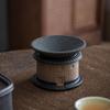 Non-Porous Microporous Ceramic Coffee Filter Reusable Hakka Earth Buildings Coffee Drip Cup  Travel