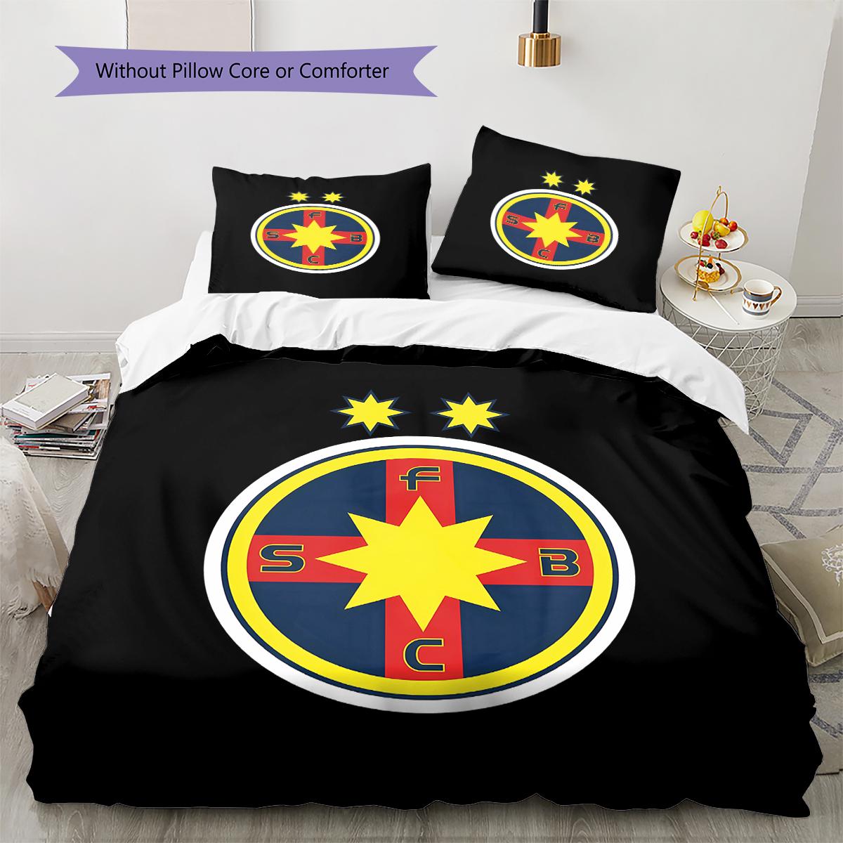 

FCSB Pattern Bedding,Quilt Set Quilt Cover Pillowcase Home Birthday Gift (1 * duvet cover + 2 * pillowcase, without core) 240x220cm