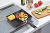 Tamahashi Divided Frying Pan Perfect for Bento Cooks 2 Dishes Makes Tamagoyaki Rolled with One Gas IH Dishwasher Perfect Size for Neo Morning Egg Pan