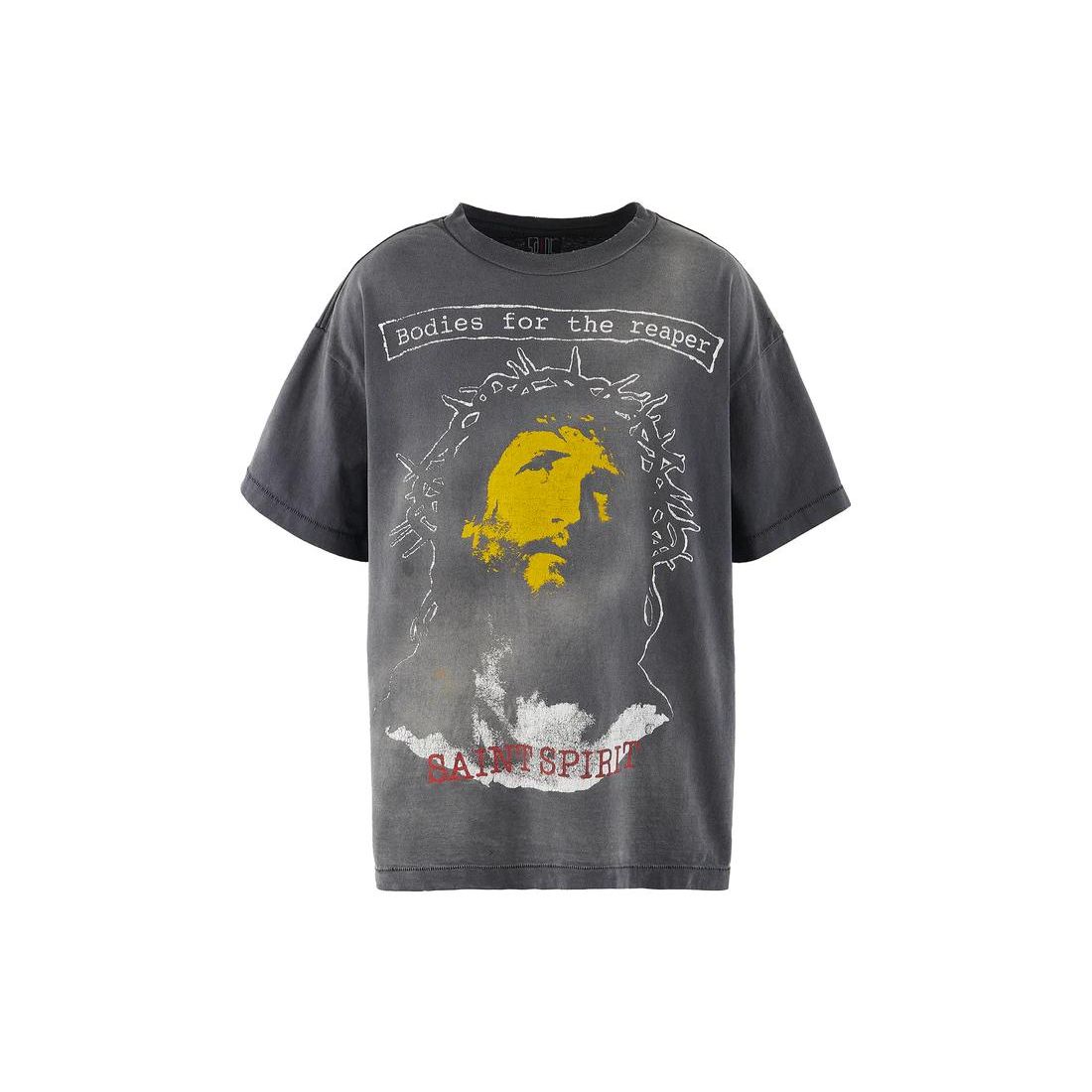 

SAINT Mxxxxxx Боди для футболки с коротким рукавом Reaper Черный Унисекс Топы SM-A23-0000-002 S