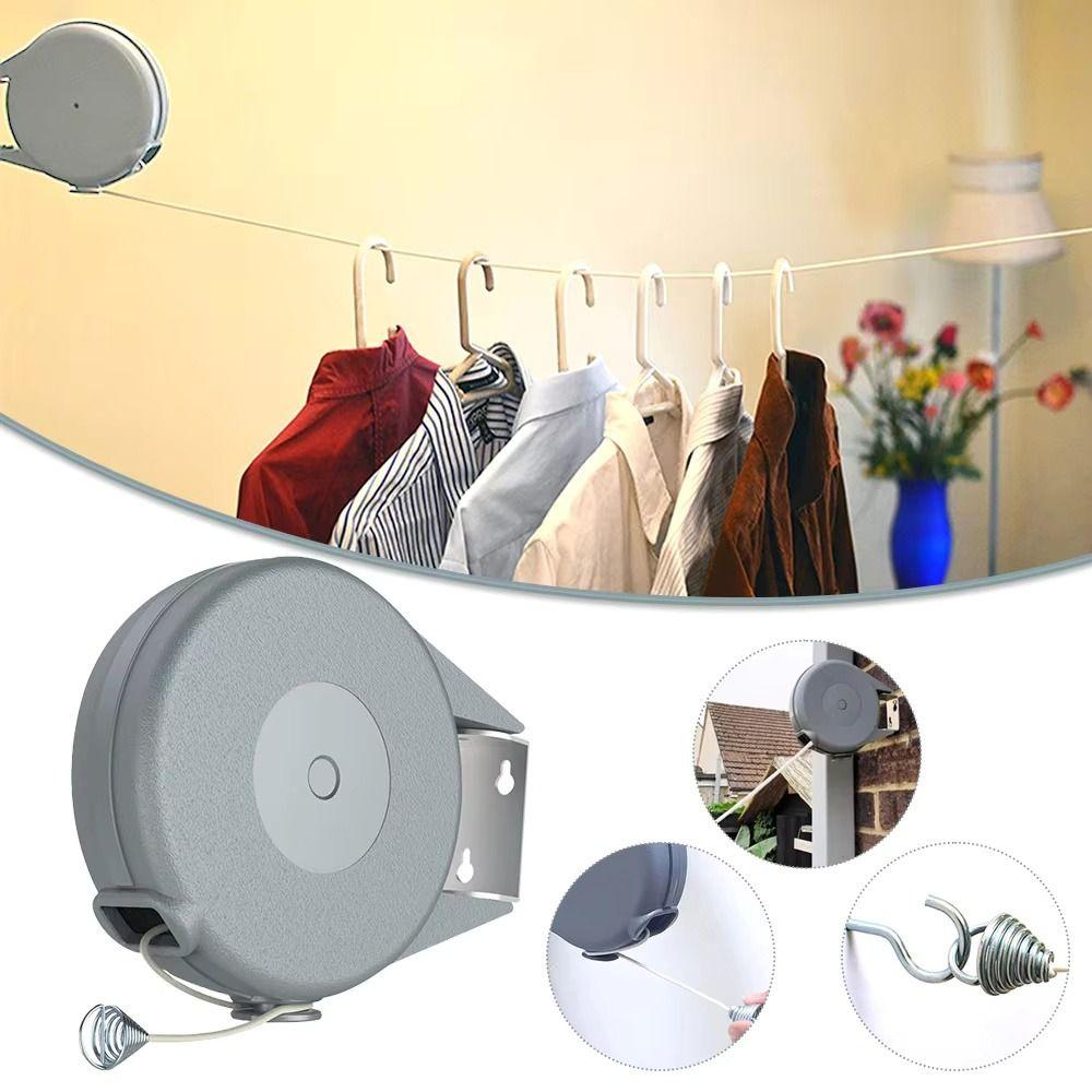 Stretchable Retractable Clothesline Telescopic Heavy Duty Clothesline Laundry Line Indoor