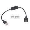 Durability USB Power Cable USB Switcher Cable With Built In Switcher For Cooling Fans Blowers LED Lights 5V2A Charging