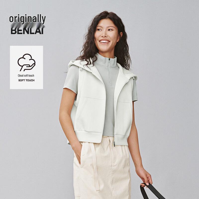

BENLAI Women s Cloud-Soft Hooded Vest S