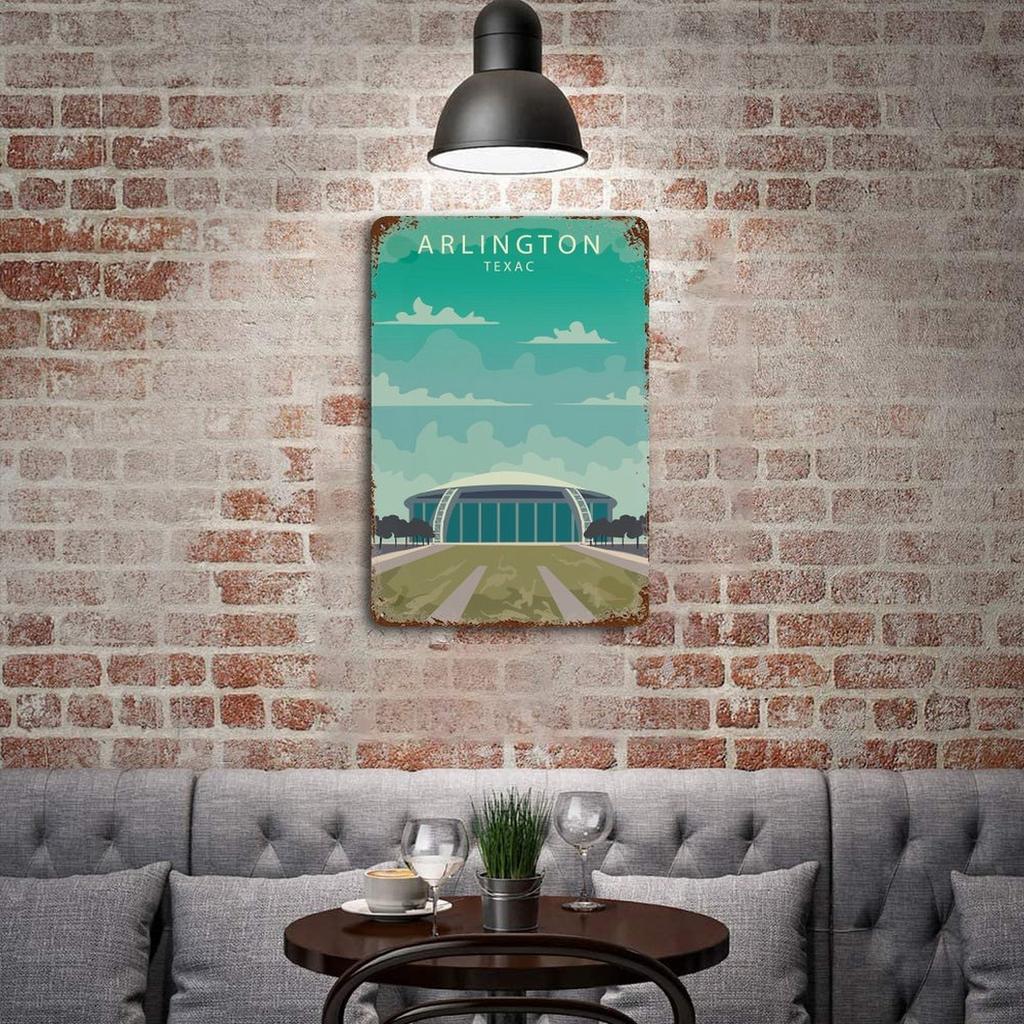1 Stück Vertikales Rustikales Patina Metallposter 20×30cm, Vintage Blechwandschild für Café, Schlafzimmer, Garage, Bar oder Büro Klassisches Retro-Display