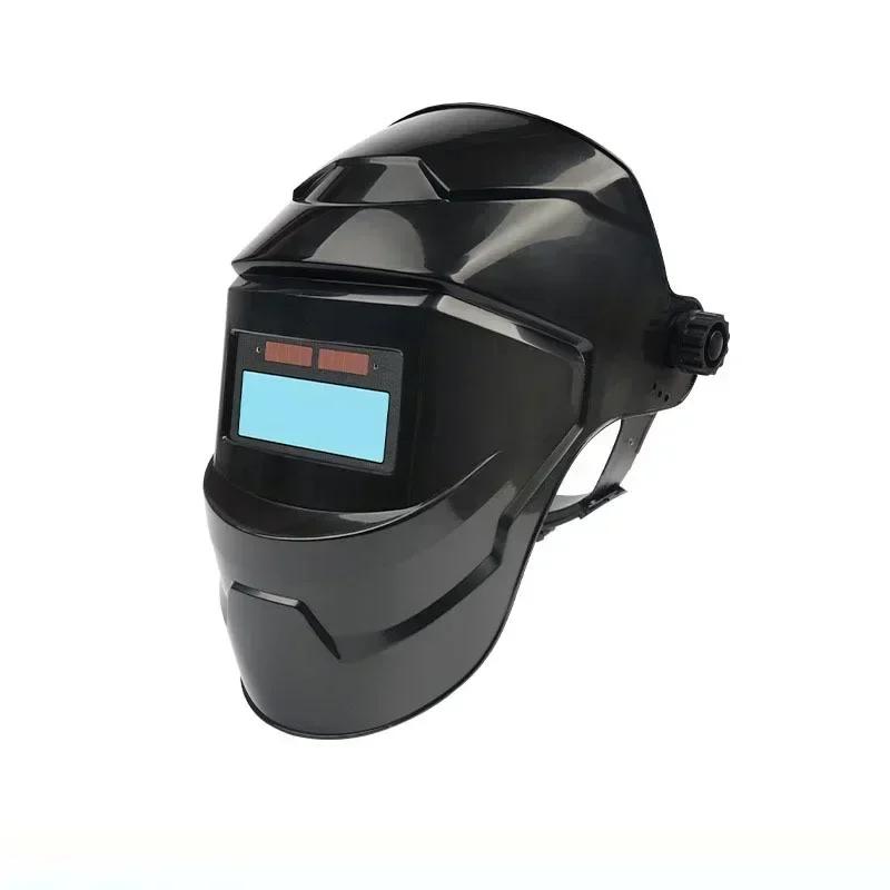 PC Welding Mask Auto Darkening with Variable Light Adjust Large Viewing Area Automatic Welding Facemask for Arc Grinding Cutting