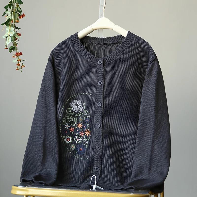 Cardigan Svetrový kabát pro ženy Oversize Bavlna Plyš Podzim Zima Zahuštěná mikina Běžné Pletené sako