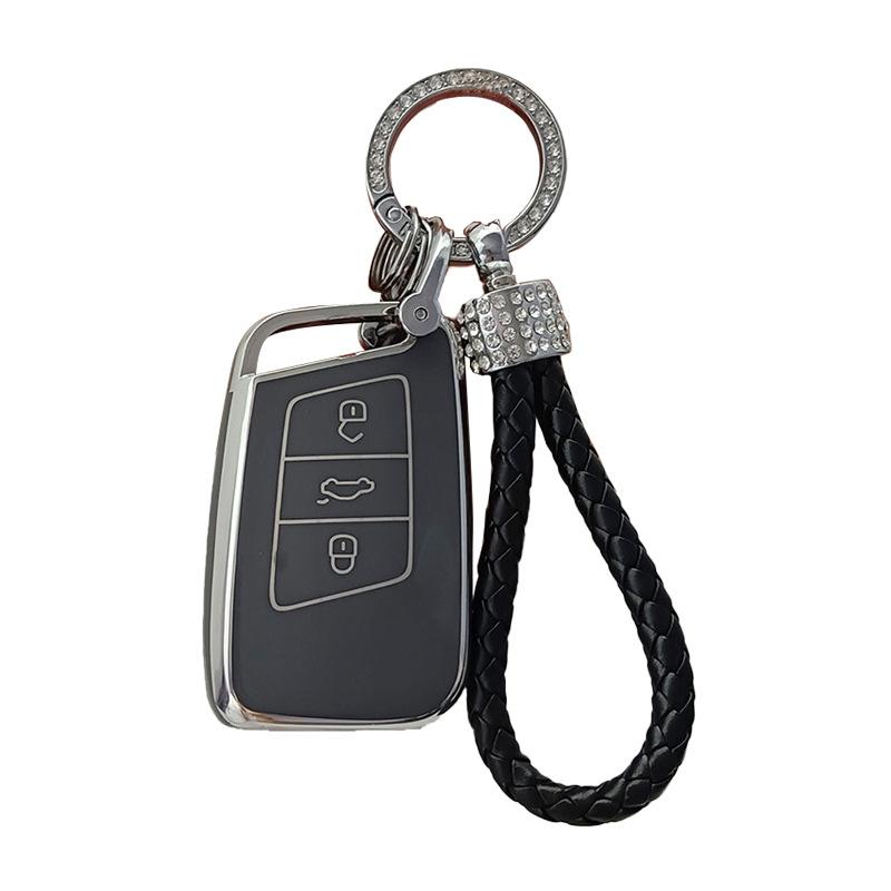 Applicable To Automobile Volkswagen Key Protective Case FAW Tanyue Langyi Golf Tiguan Premium Key Case