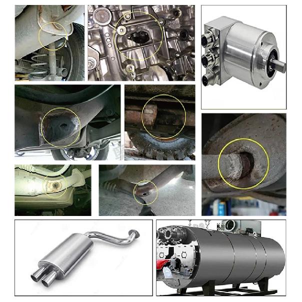 Car Exhaust Pipe Filler Glue High Temperature Silicone Sealant Repair Paste Motorcycle Auto Muffler Tailpipe Leaks Plugging Air