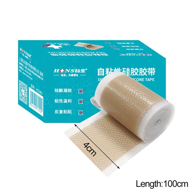 Self-Adhesive Silicone Gel Tape Removal Scar Tape for Acne Trauma Burn Scar Skin Repair