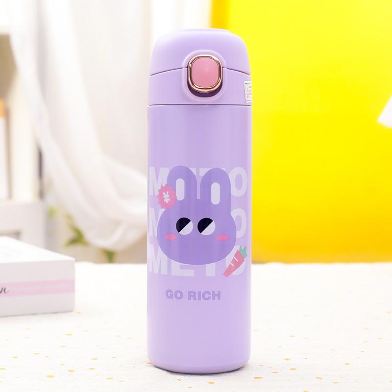 Charming Cartoon Thermos Bottle For Children Stainless Steel Thermal Mug Vacuum Flask Travel Insulated Cup Kids Thermal Water Bottle