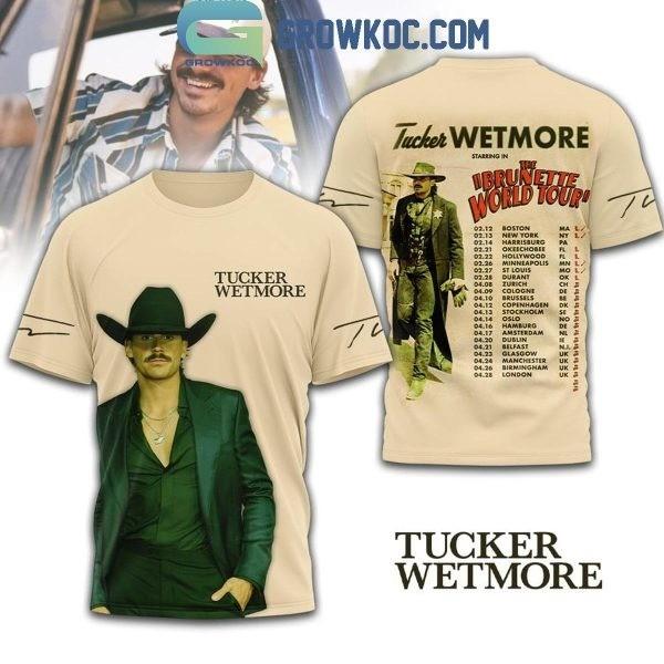 

Tucker Wetmore The Brunette World Tour Tshirt All Sizes Unisex T-Shirt XXXXL