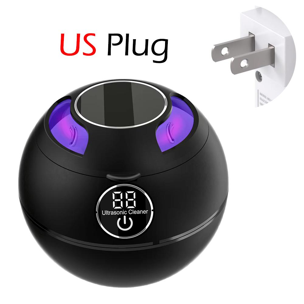 Ultrasonic Retainer Cleaner 200ML 45kHz Jewelry Ultrasonic Clean Portable Dental Cleaning for Rings Mouth Guard Dental Appliance