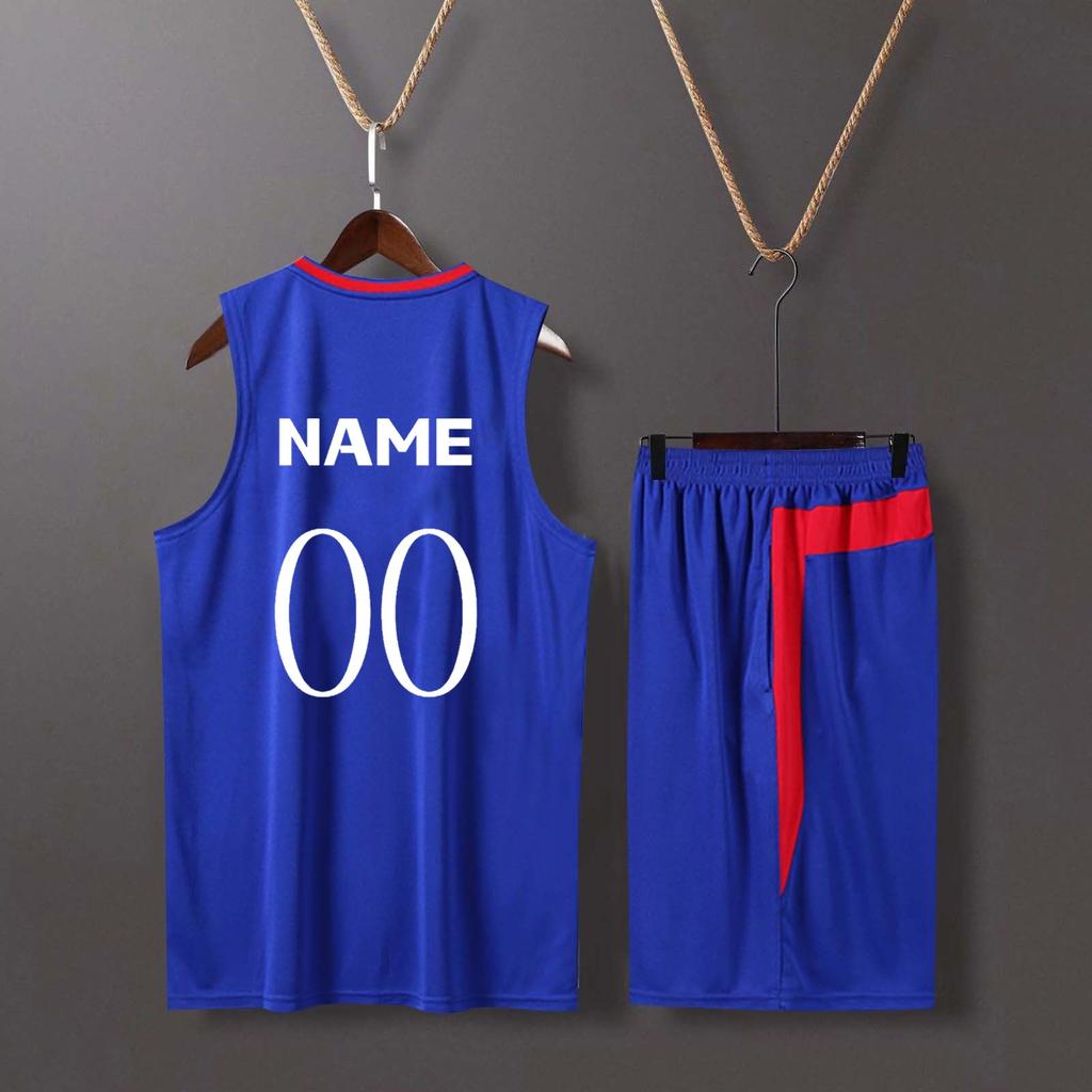 Basketball Name/NummerBenutzerdefinierte Kleidung Kinder Basketballanzug Klassische Oberteile + Hosen Basketballtrikots Anzug Set