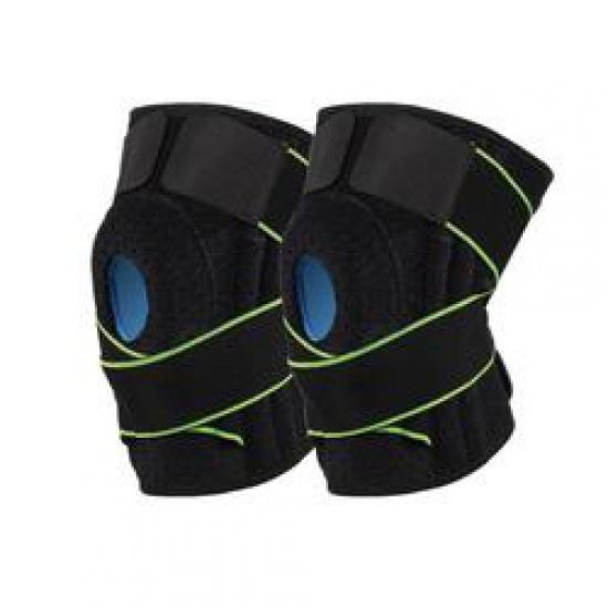 

Custom Logo Outdoor Exercise Sports Knee Wraps Patella Protection Adjustable Compression Strap Hiking Knee Support
