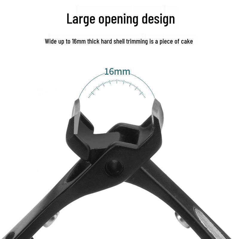 Sharp Large-Jaw Multi-functional Nail Clippers with Magnifying Glass for Middle-aged & Elderly