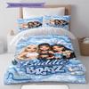 Bratz Doll Pattern Bedding Quilt Set Quilt Cover Pillowcase Home Decoration Gift (1 * duvet cover + 2 * pillowcase, without core)