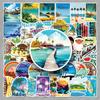 50 Maldives Scenic Travel Stickers Set for Journals and Decor