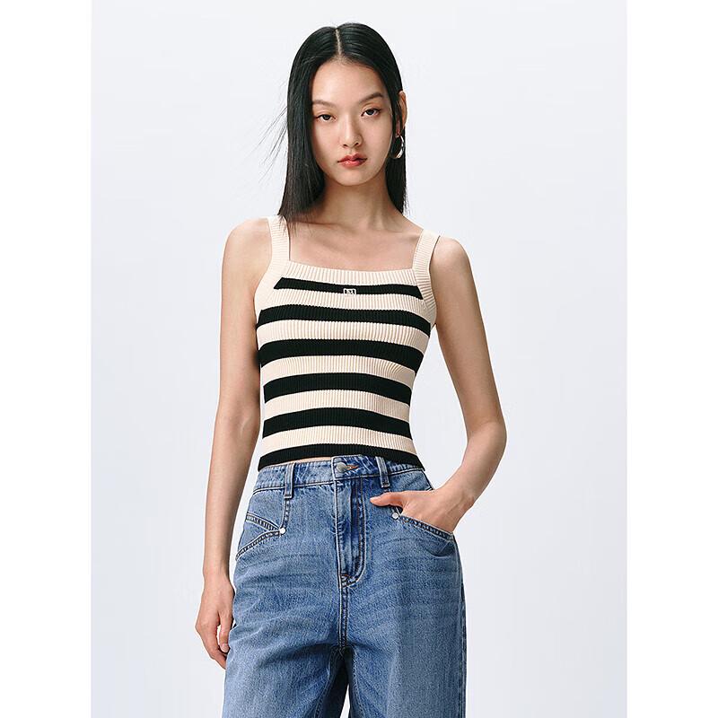 PEACEBIRD Women's Elegant Knit Tank Top