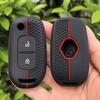 For Renault Kadjar Captur Megane Sandero Stepway Logan Clio 5 Arkana Kwid Silicone Car Key Case Cover Shell