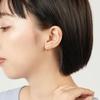 Kuma Pasta K10 Yellow Gold Diamond Freshwater Pearl Reversible Hoop Piercing Ear Cuff KMJE0039 DI [Official] [Vendome Aoyama] [Kengo + MA,YU] [Kengo