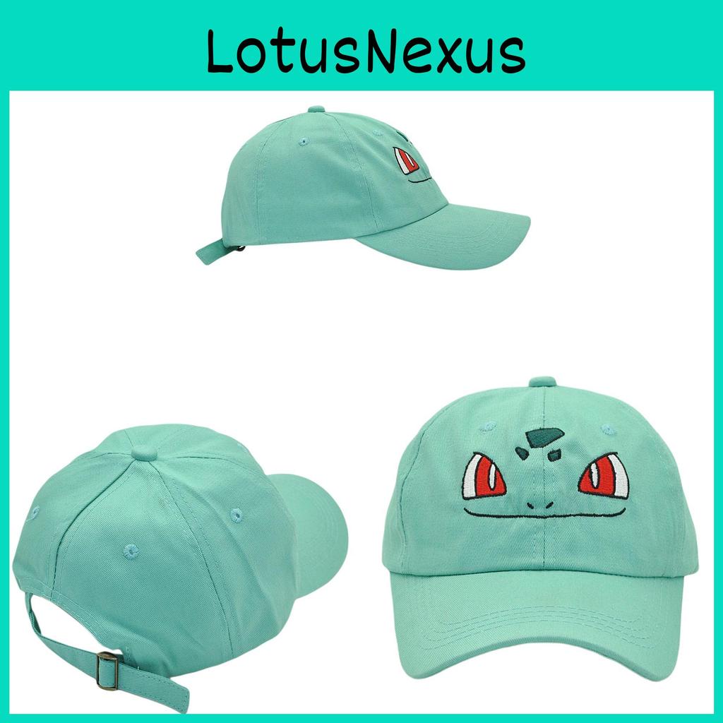 Kreslená baseballová čepice Pokmon Squirtle s ochranou proti slunci pro letní neformální nošení