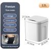 Automatic Smart Induction Trash Can for Home – Large Capacity for Living Room, Kitchen, Bathroom