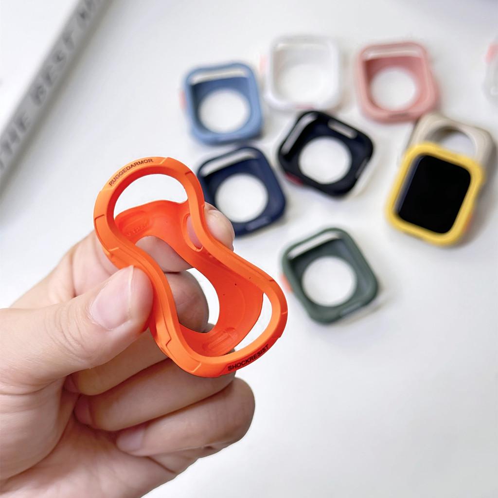 Stoßstange Weiche Silikonhülle Für Apple Watch 10 9 8 7 6 SE 5 Anti-Drop Mattes Cover Für iwatch 49mm 41mm 42mm 46mm 40mm 44mm 45 mm