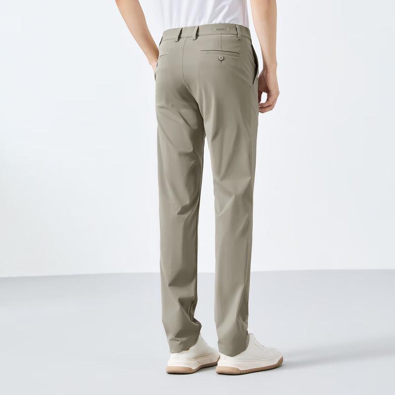 

Qipai Men s Cool-Feel Geometric Print Knitted Casual Pants 33