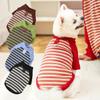 Comfortable Dog Hoodies Soft Dog Base Coat Fashion Striped Pet Clothes  Autumn and Winter