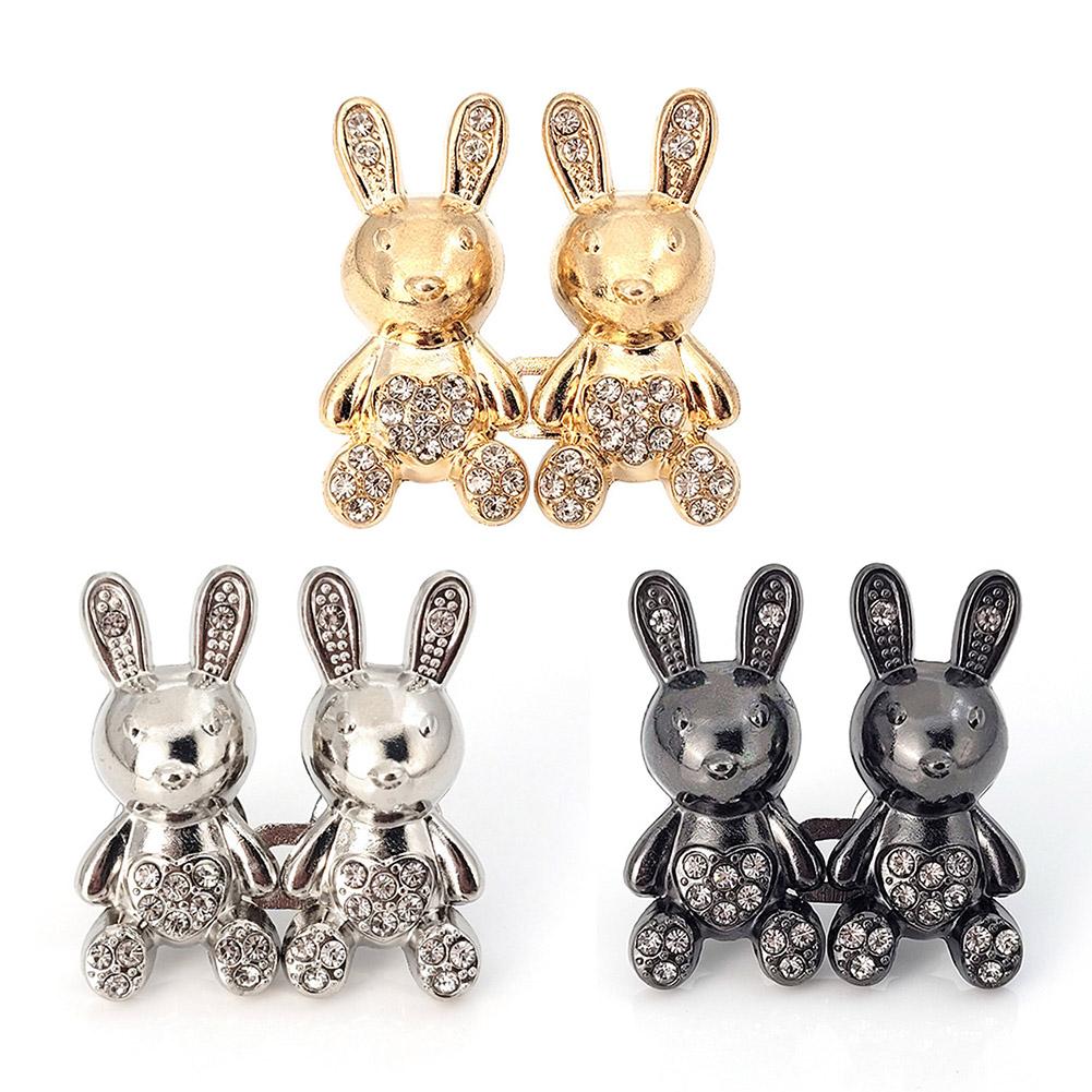 1pcs Nail-free Jeans Rabbit Waist Removable Invisible Button Tightening Waistband Snap Adjustab M6S2