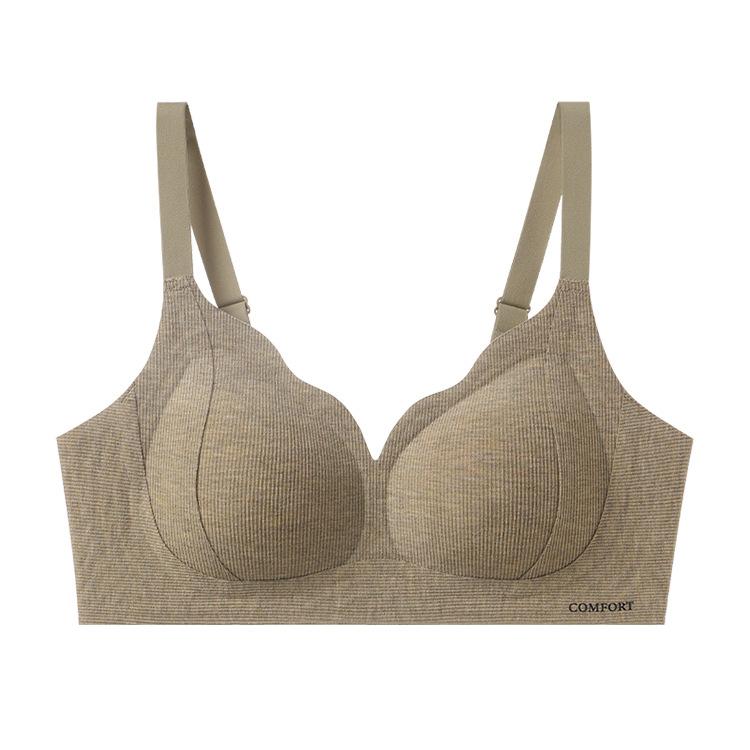 Traceless small breasts gather and close secondary breasts, pull anti-sagging soft support bra, comfortable back and breathable bra