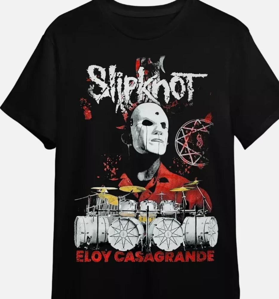 

HOT Eloy Casagrande drummer of Slipknot black T-shirt Unisex All sizes 4XL